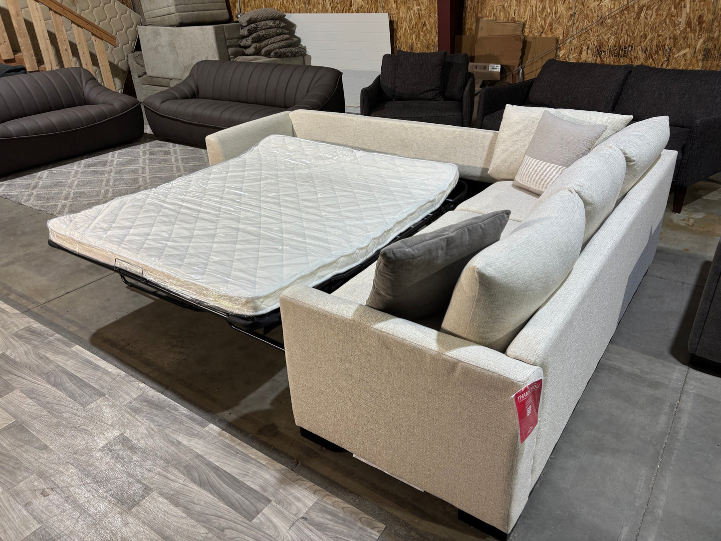 Sectional with Hide a Bed