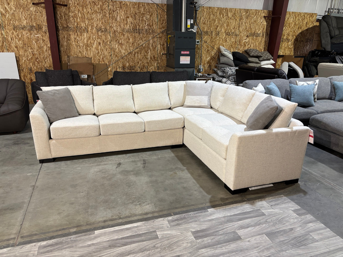 Sectional with Hide a Bed