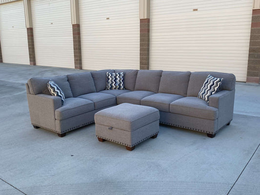 Sectional with Ottoman