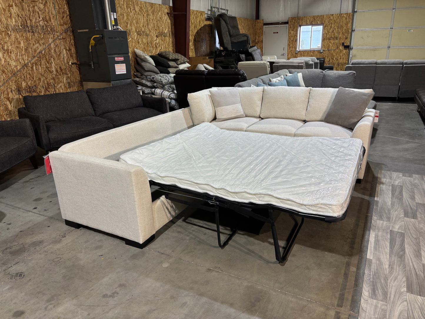 Sectional with Hide a Bed