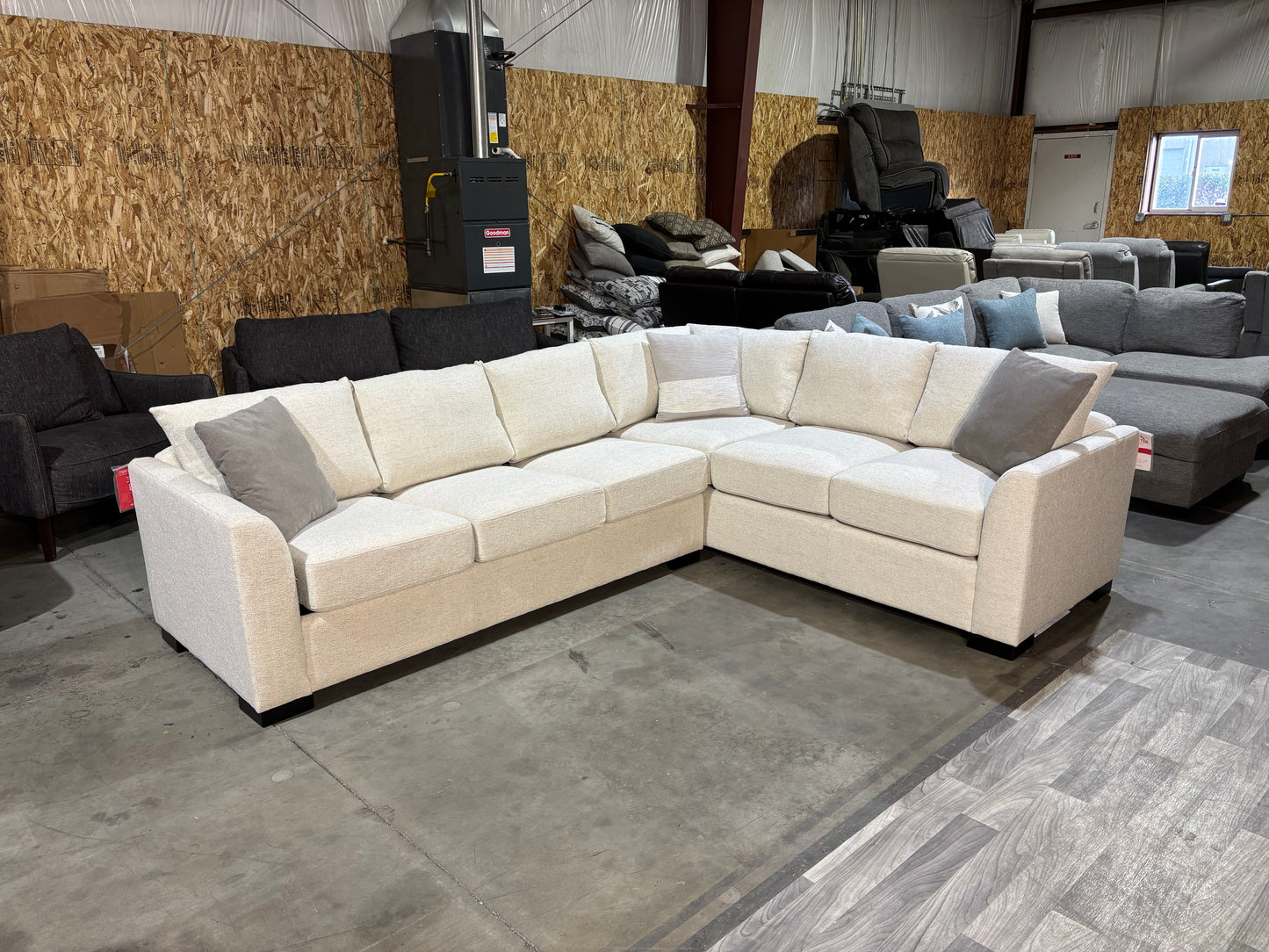 Sectional with Hide a Bed